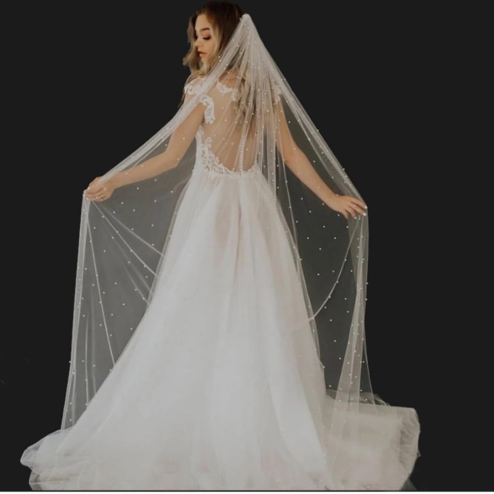 Elegant White Bridal Veil